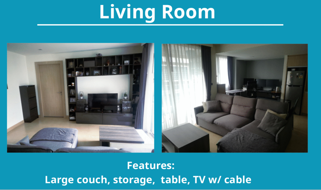 Condo 405 living room